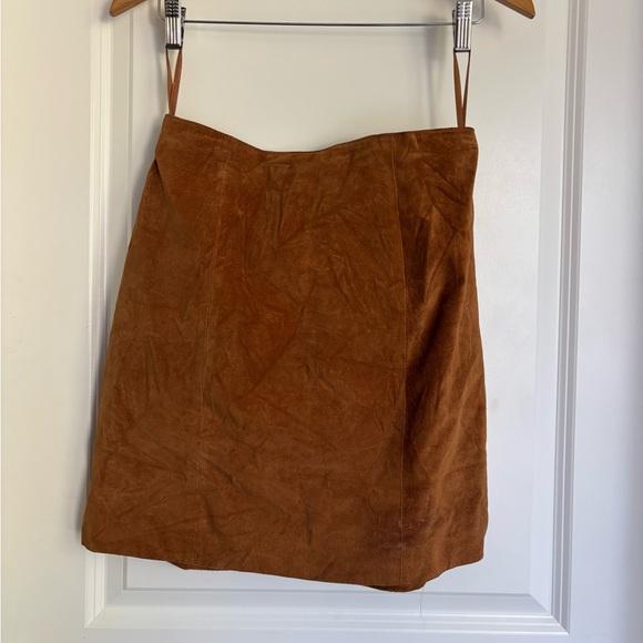 vintage wilson’s suede leather mini skirt - Picture 1 of 3